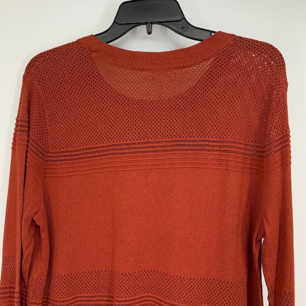 Market & Spruce Sweater Rowan Textured Cotton Blend Pullover NWT - Picture 9 of 10